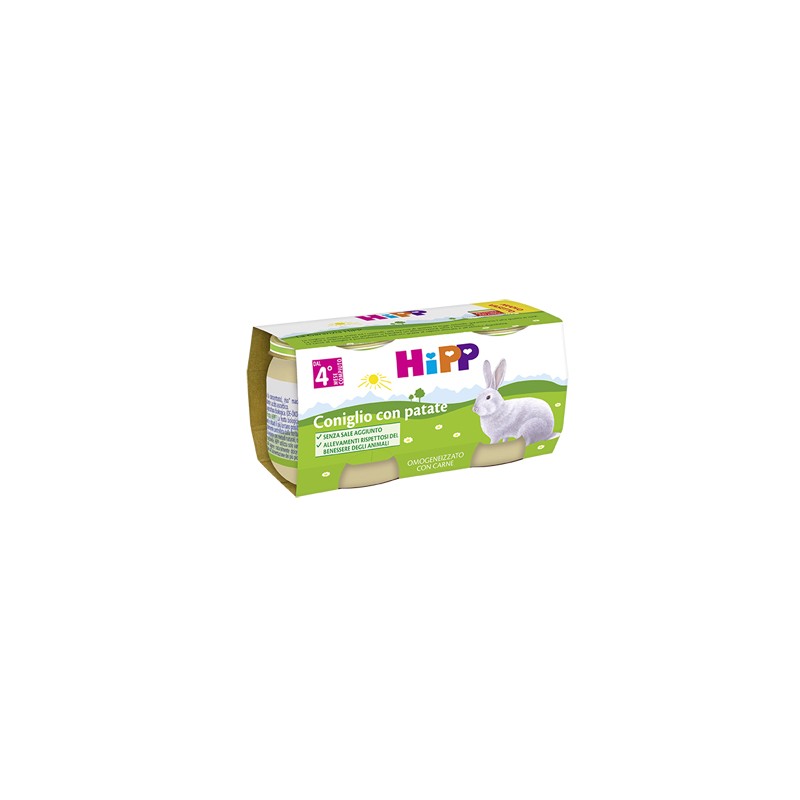 Hipp Italia Hipp Omogeneizzato Coniglio Con Patate 2x80 G