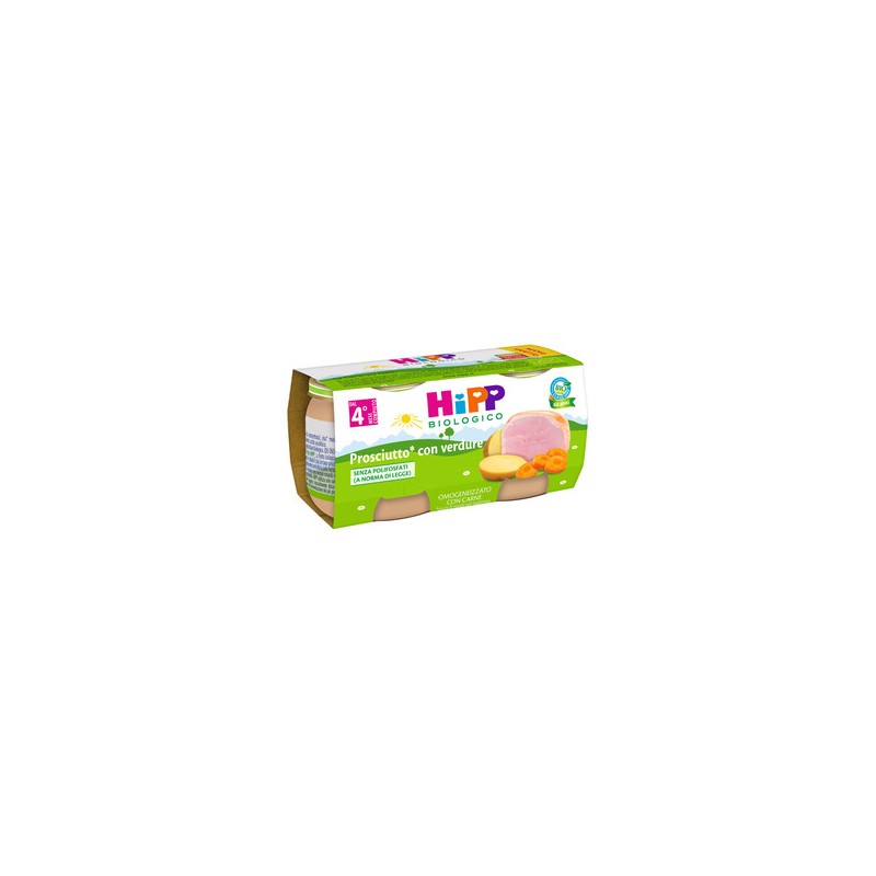 Hipp Italia Hipp Bio Hipp Bio Omogeneizzato Prosciutto Con Verdure 2x80 G