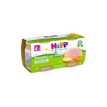 Hipp Italia Hipp Bio Hipp Bio Omogeneizzato Prosciutto Con Verdure 2x80 G