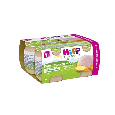 Hipp Italia Hipp Bio Hipp Bio Omogeneizzato Prosciutto Con Verdure 4x80 G