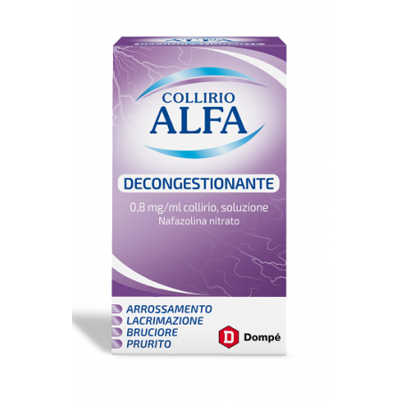 Collirio Alfa Decongestionante 0,8 Mg/ml Collirio goccie flacone da 10 ml