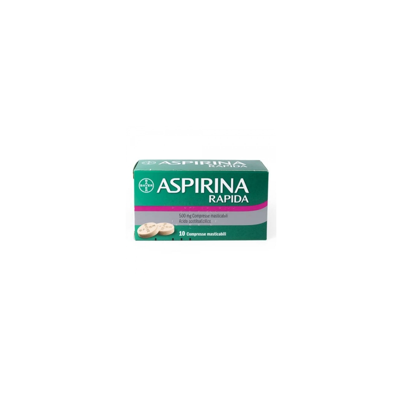 Bayer Aspirina Rapida 500 Mg Compresse Masticabili Acido Acetilsalicilico