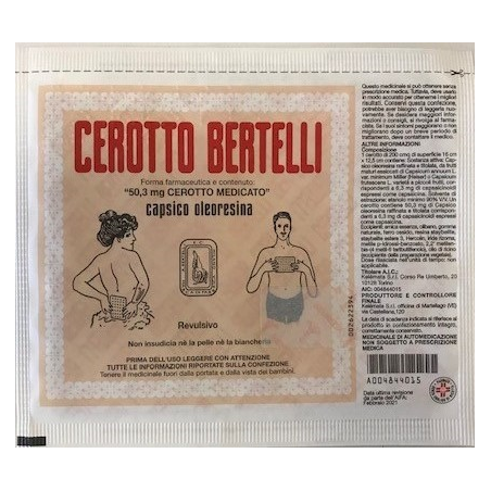 Kelemata Cerotto Bertelli 50,3 Mg Cerotto Medicato Capsico Oleoresina