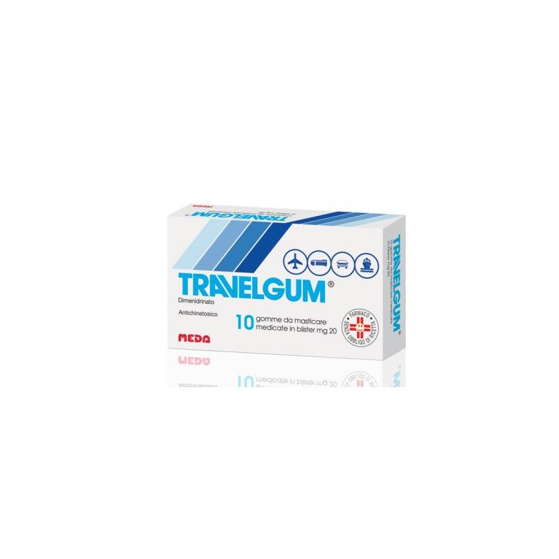 Viatris Healthcare Limited Travelgum 20 Mg Gomme Da Masticare Medicate Dimenidrinato