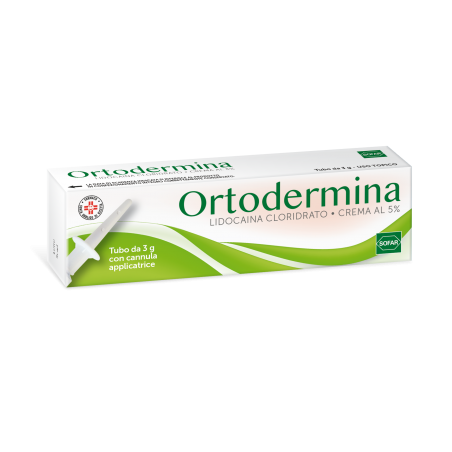 Ortodermina Crema Al 5%  Lidocaina Cloridrato 3 gr