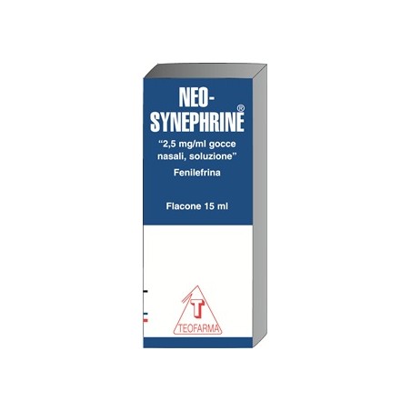 Teofarma Neo-synephrine 2,5 Mg/ml Gocce Nasali, Soluzionefenilefrina Cloridrato