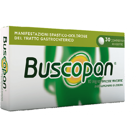 Buscopan 10 Mg 30 Compresse Rivestite per i disturbi di stomaco e intestino