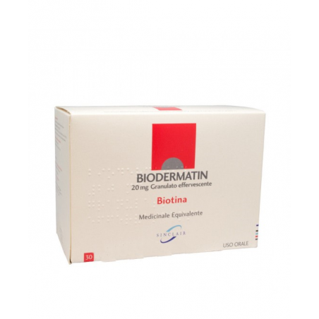 Biodermatin 20 Mg Granulato Effervescente Biotina 30 bustine