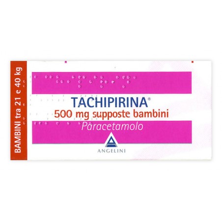 Tachipirina Bambini 500 Mg 10 Supposte Paracetamolo