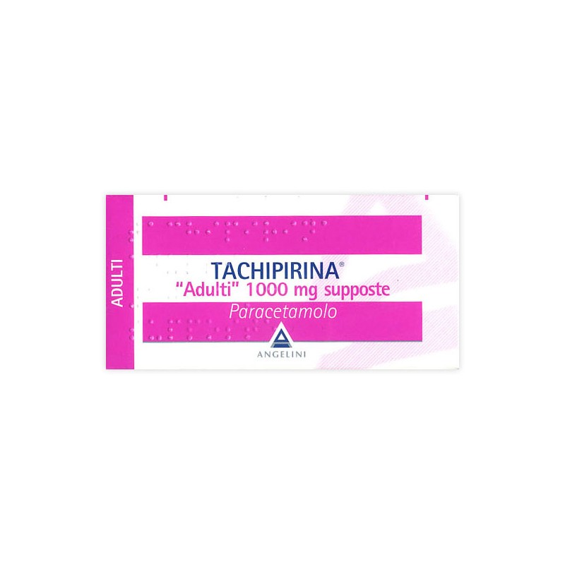 Angelini Tachipirina Adulti 1000 Mg Supposte Paracetamolo