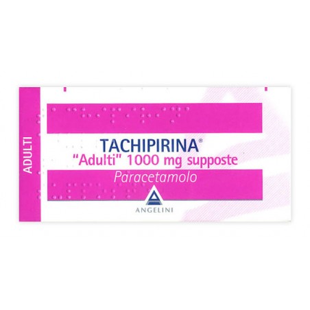 Angelini Tachipirina Adulti 1000 Mg Supposte Paracetamolo