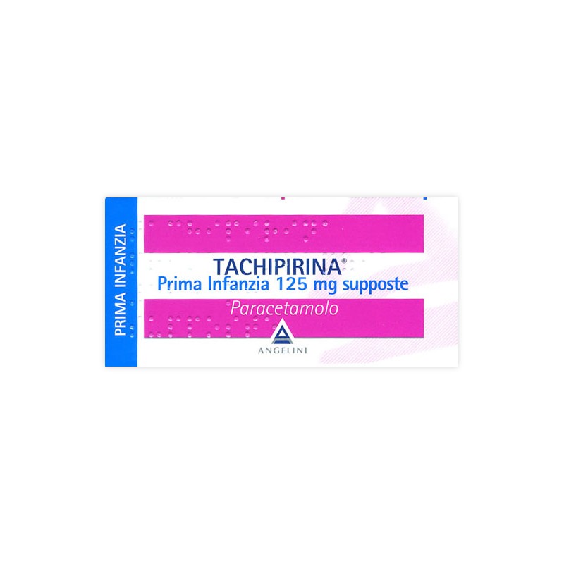 Tachipirina 125 mg supposte pediatriche di Paracetamolo