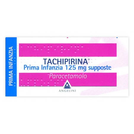 Tachipirina 125 mg supposte pediatriche di Paracetamolo