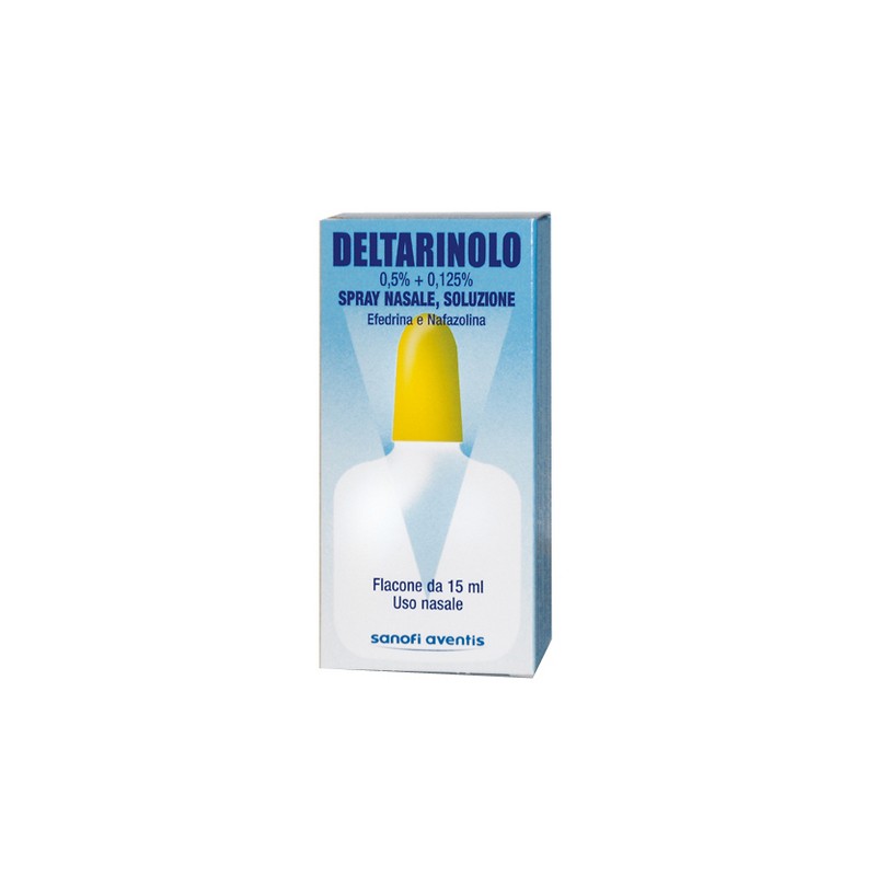 Vemedia Manufacturing B. V. Deltarinolo 5 Mg/ml + 1,25 Mg/ml Spray Nasale, Soluzione Efedrina E Nafazolina