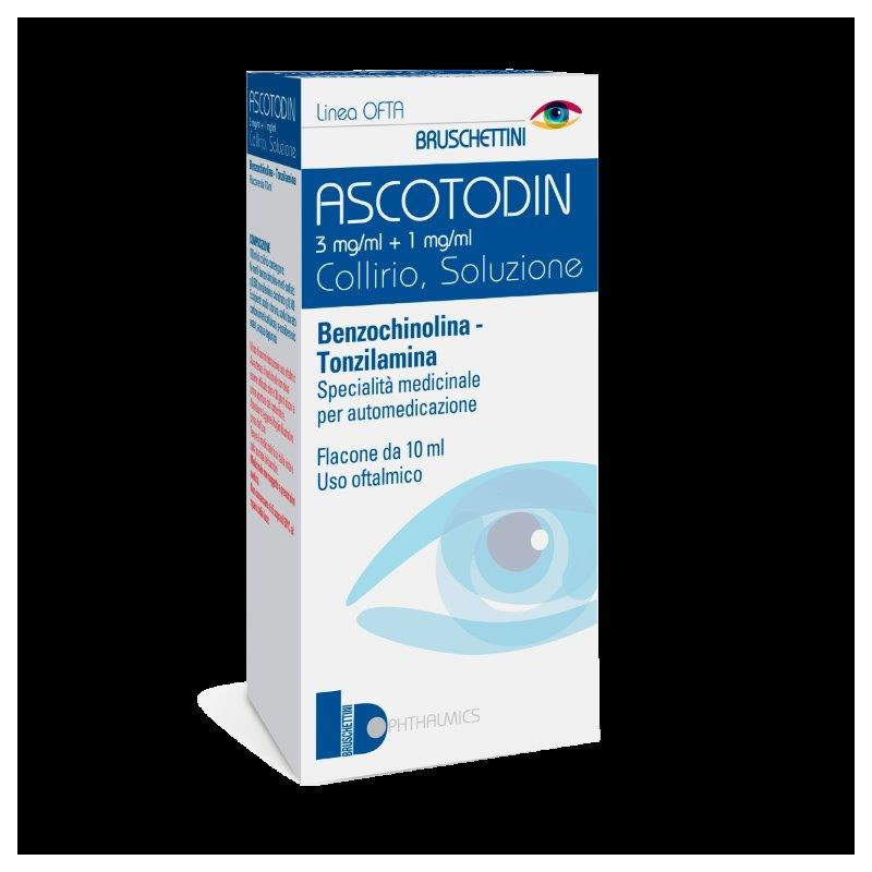 Bruschettini Ascotodin 3 Mg/ml + 1mg/ml Collirio N-metilbenzochinolina Metilsolfato E Tonzilamina Cloridrato