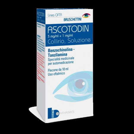 Bruschettini Ascotodin 3 Mg/ml + 1mg/ml Collirio N-metilbenzochinolina Metilsolfato E Tonzilamina Cloridrato