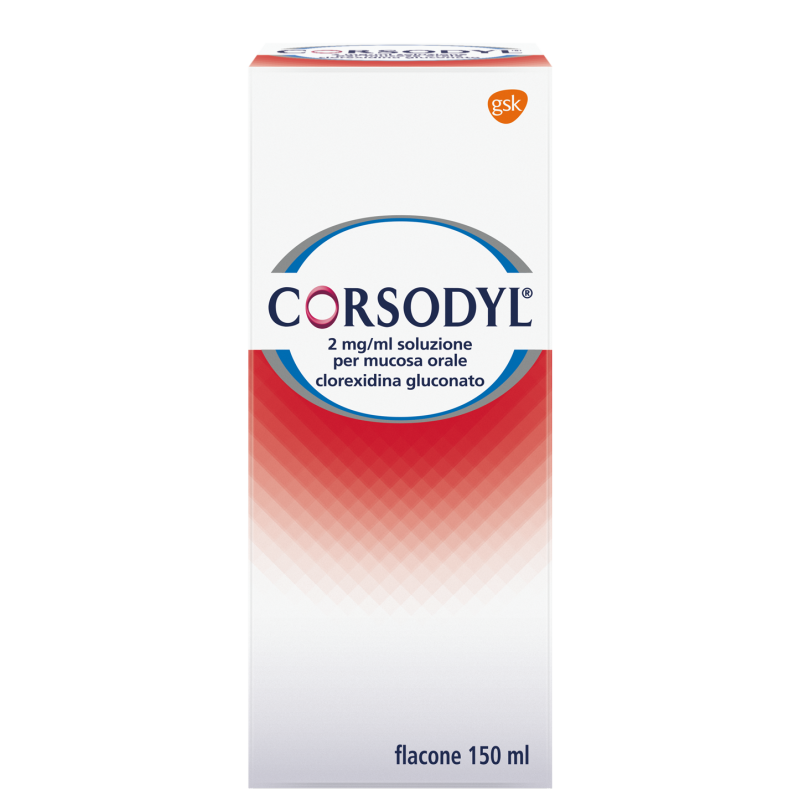 Haleon Italy Corsodyl 2 Mg/ml Soluzione Per Mucosa Orale Clorexidina Gluconato