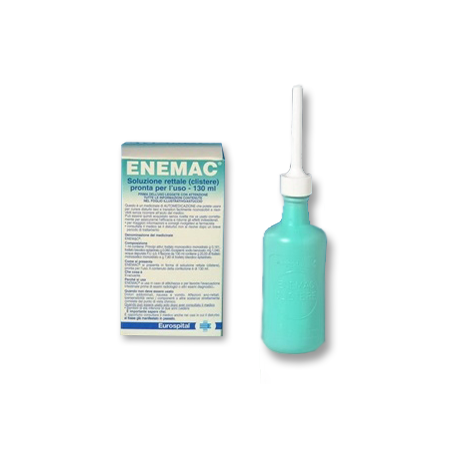 Eurospital Enemac® 16,1g/100ml+6g/100ml Soluzione Rettale Fosfato Monosodico Monoidrato+fosfato Bisodico Eptaidrato