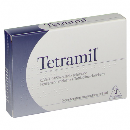 Tetramil Collirio 10 flaconcini monodose 0,5 ml