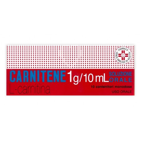 Carnitene soluzione orale 1 gr 10 flaconcini