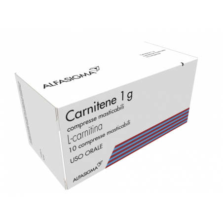 Carnitene 1 gr 10 compresse masticabili