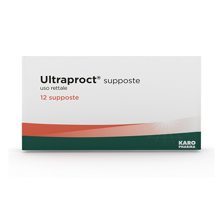 Karo Pharma Ultraproct Supposte Fluocortolone Pivalato + Fluocortolone Caproato + Cincocaina Cloridrato