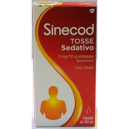 Haleon Italy Sinecod Tosse Sedativo 2 Mg/ml Gocce Orali, Soluzionesinecod Tosse Sedativo 3 Mg/10 G Sciroppo Sinecod Tosse Sedati