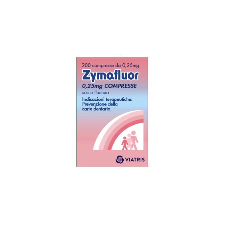 Zymafluor 0,25 Mg 200 Compresse profilassi delle carie