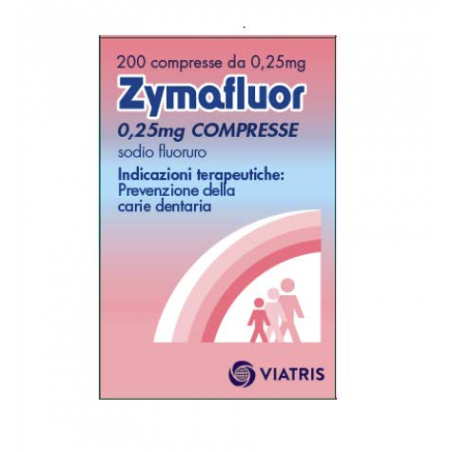 Zymafluor 0,25 Mg 200 Compresse profilassi delle carie