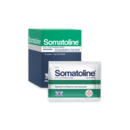 Somatoline0,1% + 0,3% Emulsione Cutanea 15 bustine