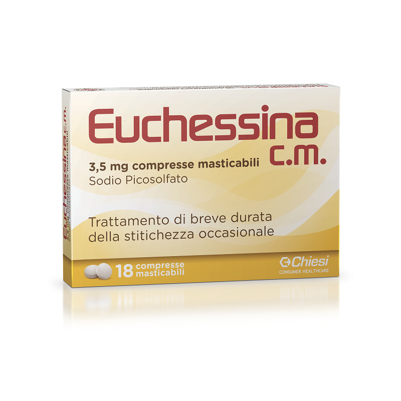 Chiesi Farmaceutici Euchessina C.m. 3,5 Mg Compresse Masticabili Euchessina C.m. 750 Mg/100 Ml Gocce Orali, Soluzione Sodio Pico