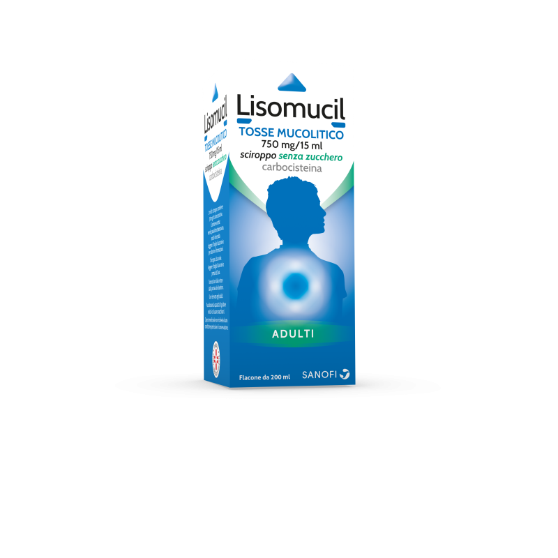 Lisomucil Tosse Mucolitico 100 Mg/5 Ml Sciroppo senza Zucchero