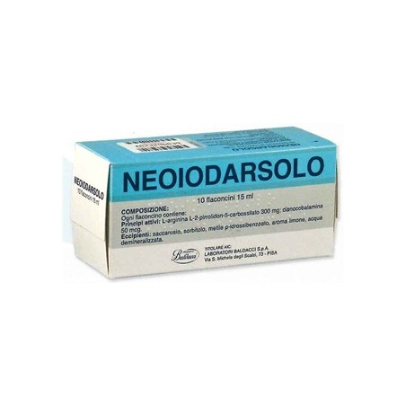 Laboratori Baldacci Neoiodarsolo L-arginina L-2-pirrolidon-5-carbossilato E Cianocobalamina