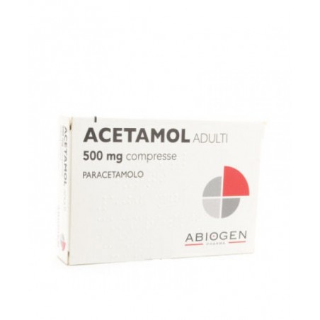 Abiogen Pharma Acetamol 300 Mg Granulato Effervescente Acetamol Adulti 500 Mg Compresse Paracetamolo