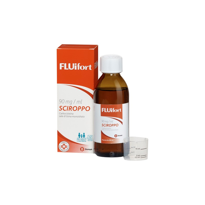 Fluifort 90 Mg/ml Sciroppo 200 ml per la tosse