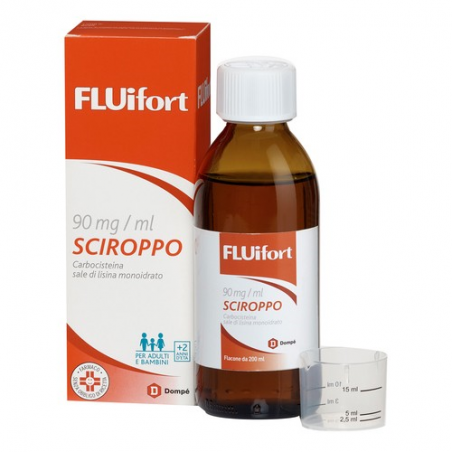 Fluifort 90 Mg/ml Sciroppo 200 ml per la tosse