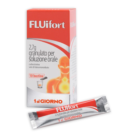 Fluifort 2,7 G Granulato Per Soluzione Orale 10 bustine per la tosse