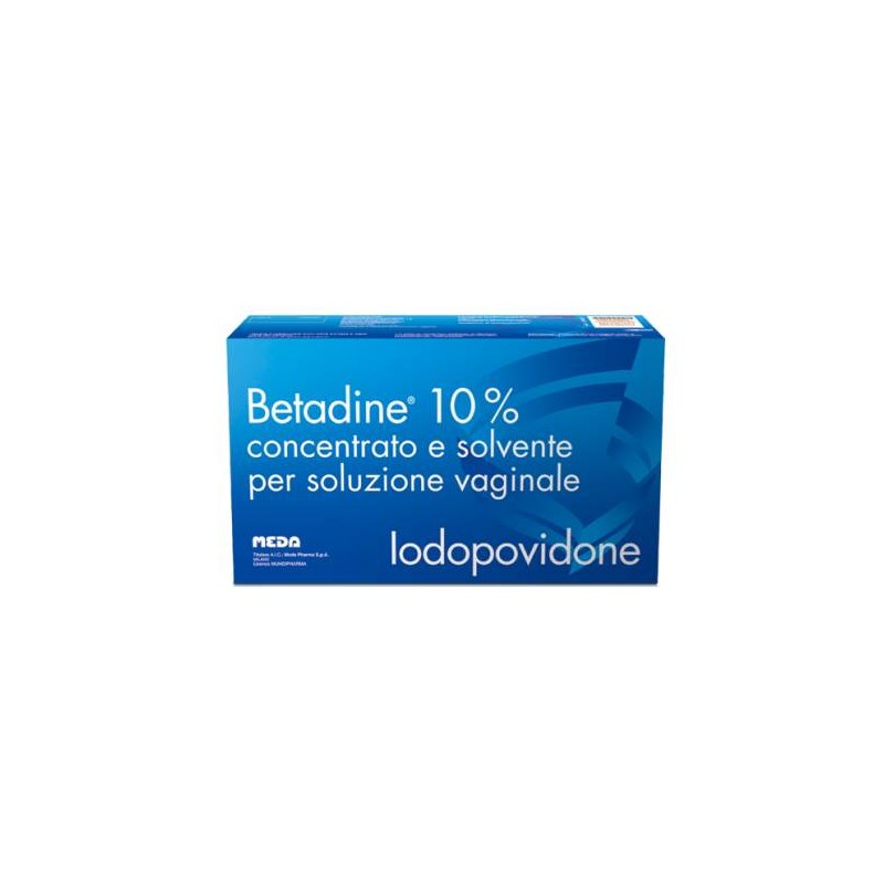 Viatris Healthcare Limited Betadine 10% Concentrato E Solvente Per Soluzione Vaginale Iodopovidone