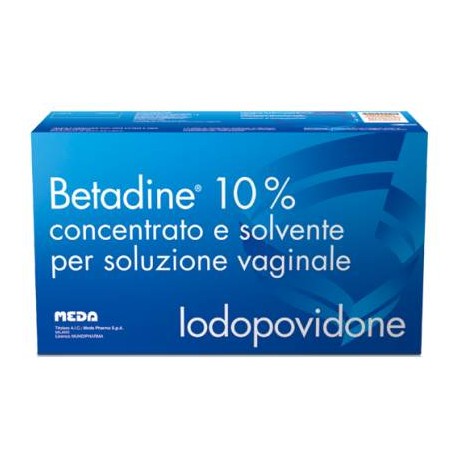 Viatris Healthcare Limited Betadine 10% Concentrato E Solvente Per Soluzione Vaginale Iodopovidone