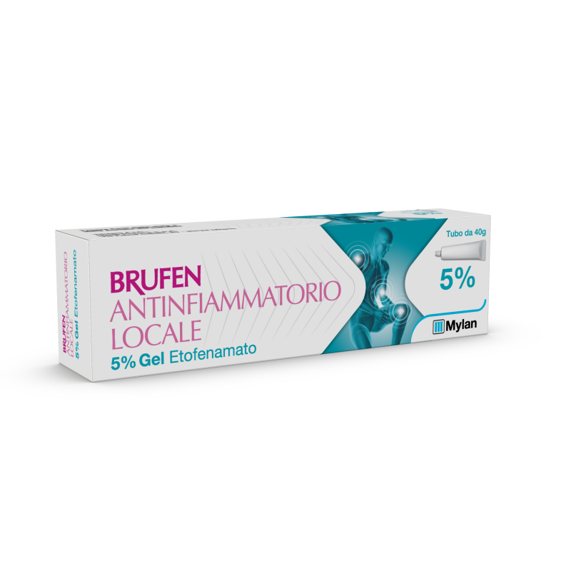 Viatris Healthcare Limited Brufen Antinfiammatorio Locale 5% Gel Etofenamato