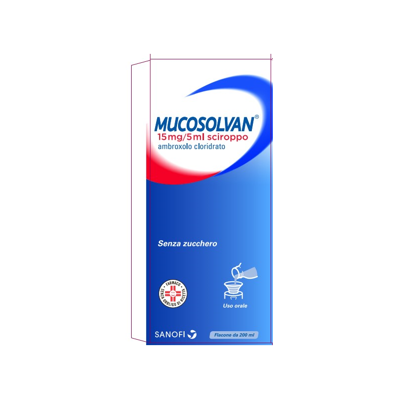 Opella Healthcare Italy Mucosolvan 15 Mg/5 Ml Sciroppo Gusto Frutti Di Bosco Ambroxolo