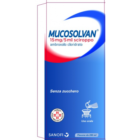 Opella Healthcare Italy Mucosolvan 15 Mg/5 Ml Sciroppo Gusto Frutti Di Bosco Ambroxolo