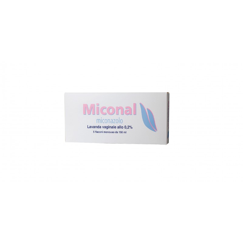 Miconal lavande vaginali 5 flaconi 150 ml 0,2%