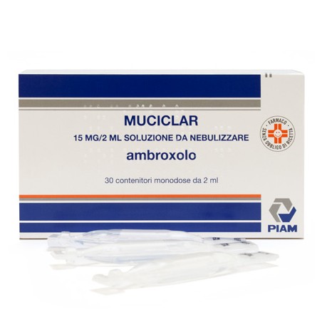 Muciclar 15 Mg/2 Ml Soluzione Da Nebulizzare 30 fiale