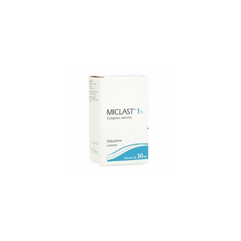 Miclast 1% Soluzione Cutanea Ciclopirox Olamina flacone 30 ml