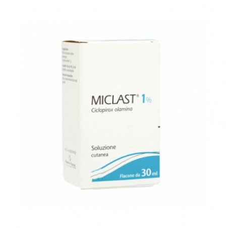 Miclast 1% Soluzione Cutanea Ciclopirox Olamina flacone 30 ml