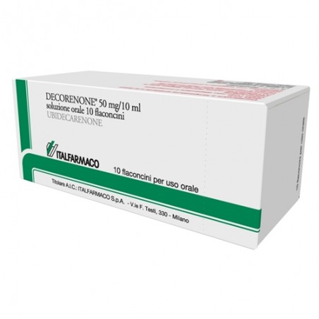 Italfarmaco Decorenone 50 Mg/10 Ml Soluzione Orale Ubidecarenone