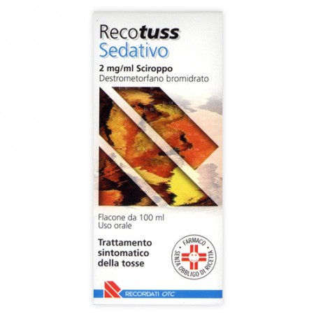 Recordati Recotuss Sedativo 2 Mg/ml Sciroppo Destrometorfano Bromidrato