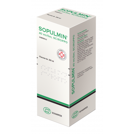 Sopulmin 0,8 g/100 ml Sciroppo per la tosse 200 ml