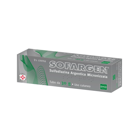 Sofargen 1% Crema 30 gr antibatterico per ustioni o piaghe